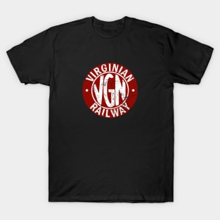 Distressed Virginian Railway Railroad T-Shirt